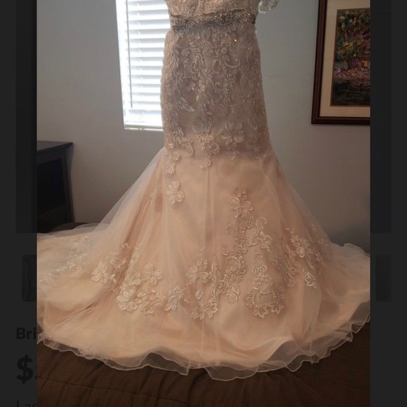 MORI LEE BRIDAL WEDDING GOWN SIZE 6 - Picture 2 of 11